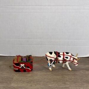 Cow Parade Jingle Cow Jingle All The Way 2007 Christmas Cowjingle Figurine